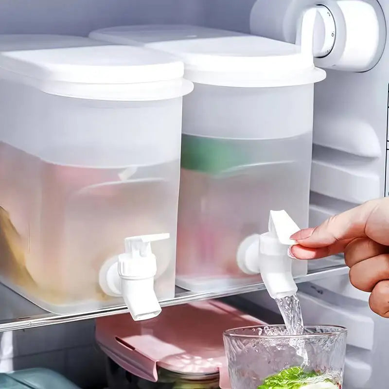 3.5L Water Kettle with Faucet | Cold Beverage Dispenser for Summer