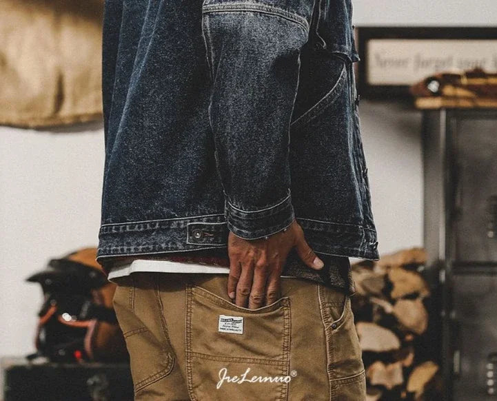 Trendy Loose Cowboy Coat for Men | Casual Denim Jackets