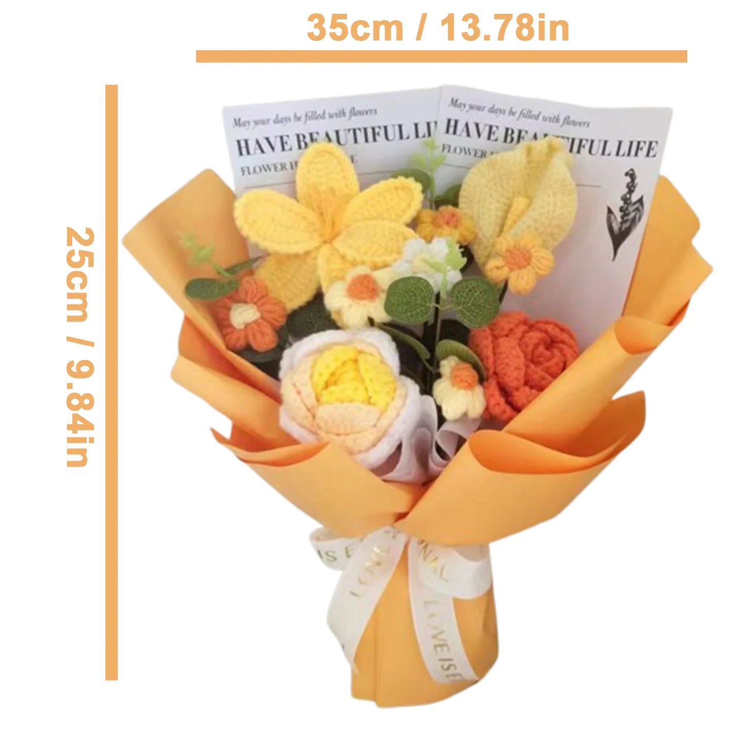 Ramo de flores de ganchillo hecho a mano | Perfecto para cualquier ocasión