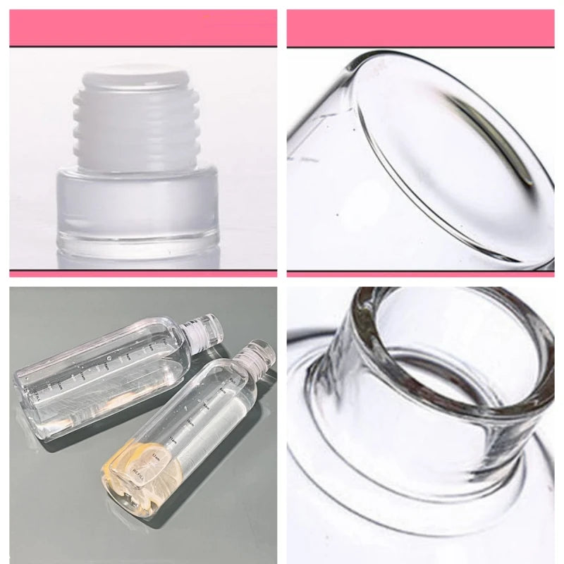 Large Capacity Glass Water Bottle with Time Marker | Outdoor Use