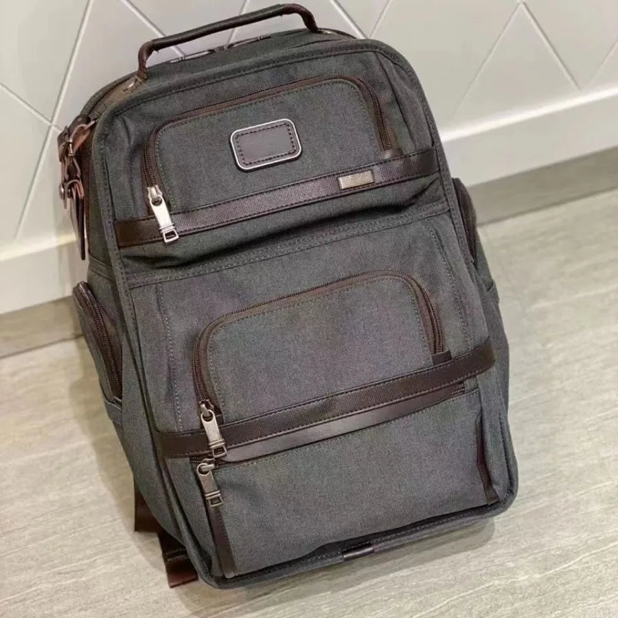 Durable Black Multi-Pocket Laptop Backpack | Water-Resistant Travel Bag