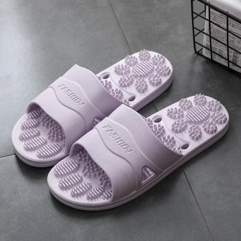 Women & Men Massage Slippers | Soft Non-Slip Indoor Slides