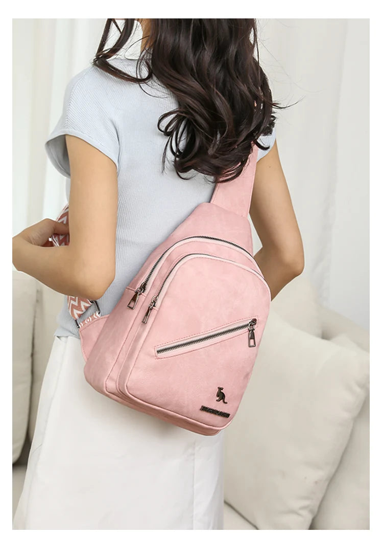 High-Quality Women's Waterproof Chest Bag | Large Capacity Crossbody