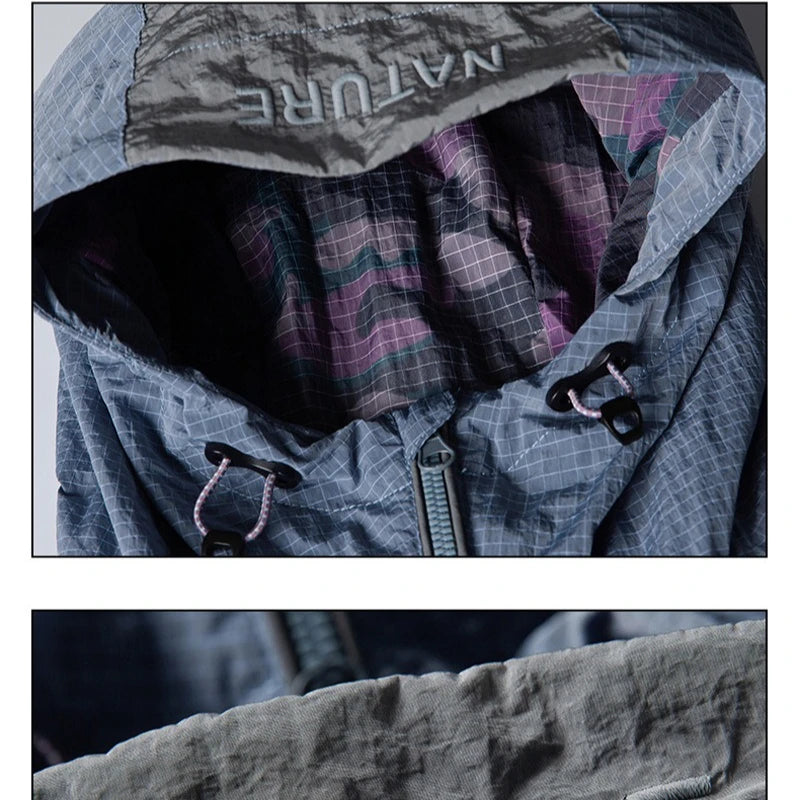 Men's Water-Resistant Hooded Jacket | Trendy Outdoor Style