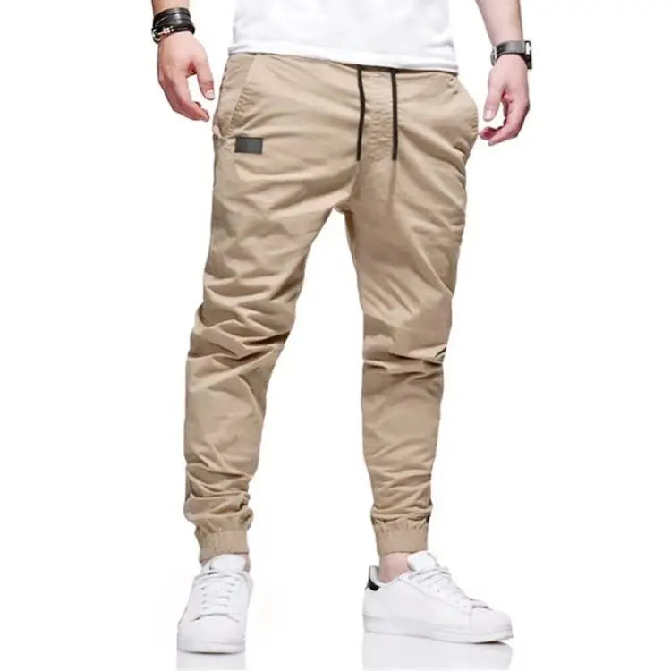 Men's Casual Cargo Sweatpants | Multi-Pocket Jogger Trousers
