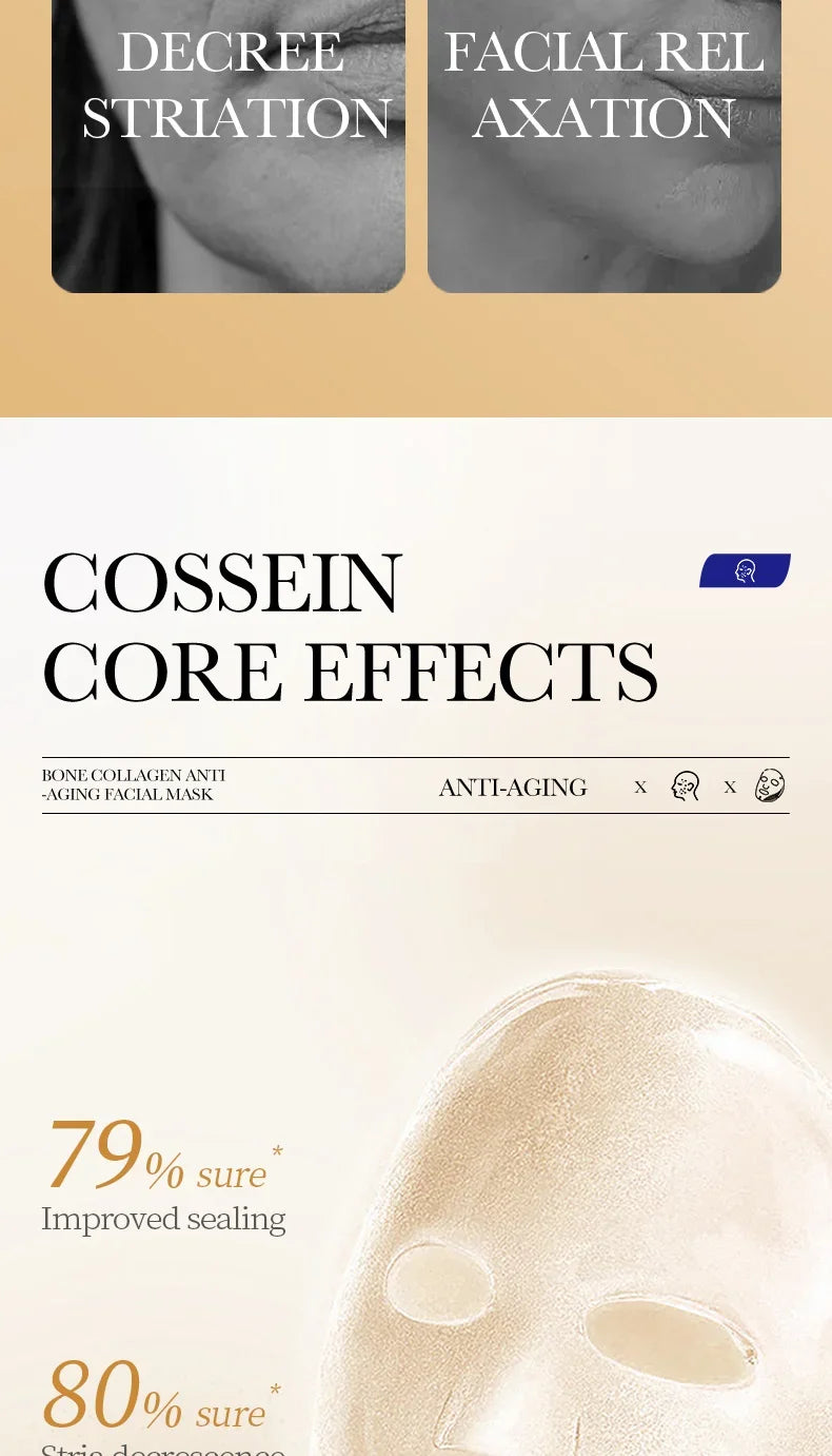 Anti-Aging Collagen Facial Mask | Fade Fine Lines & Firm Skin