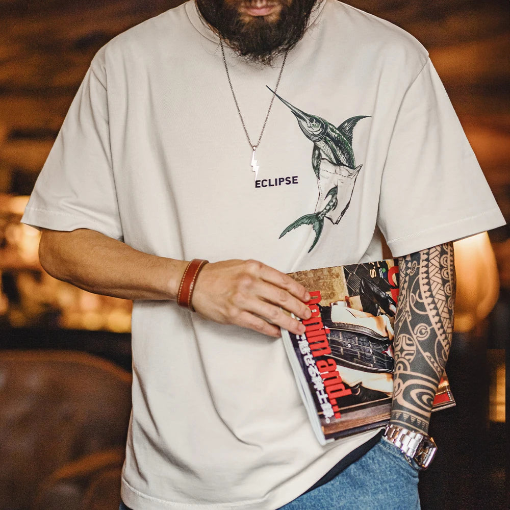 Men's Casual Printed Short Sleeve T-Shirt | Summer Comfort Tee