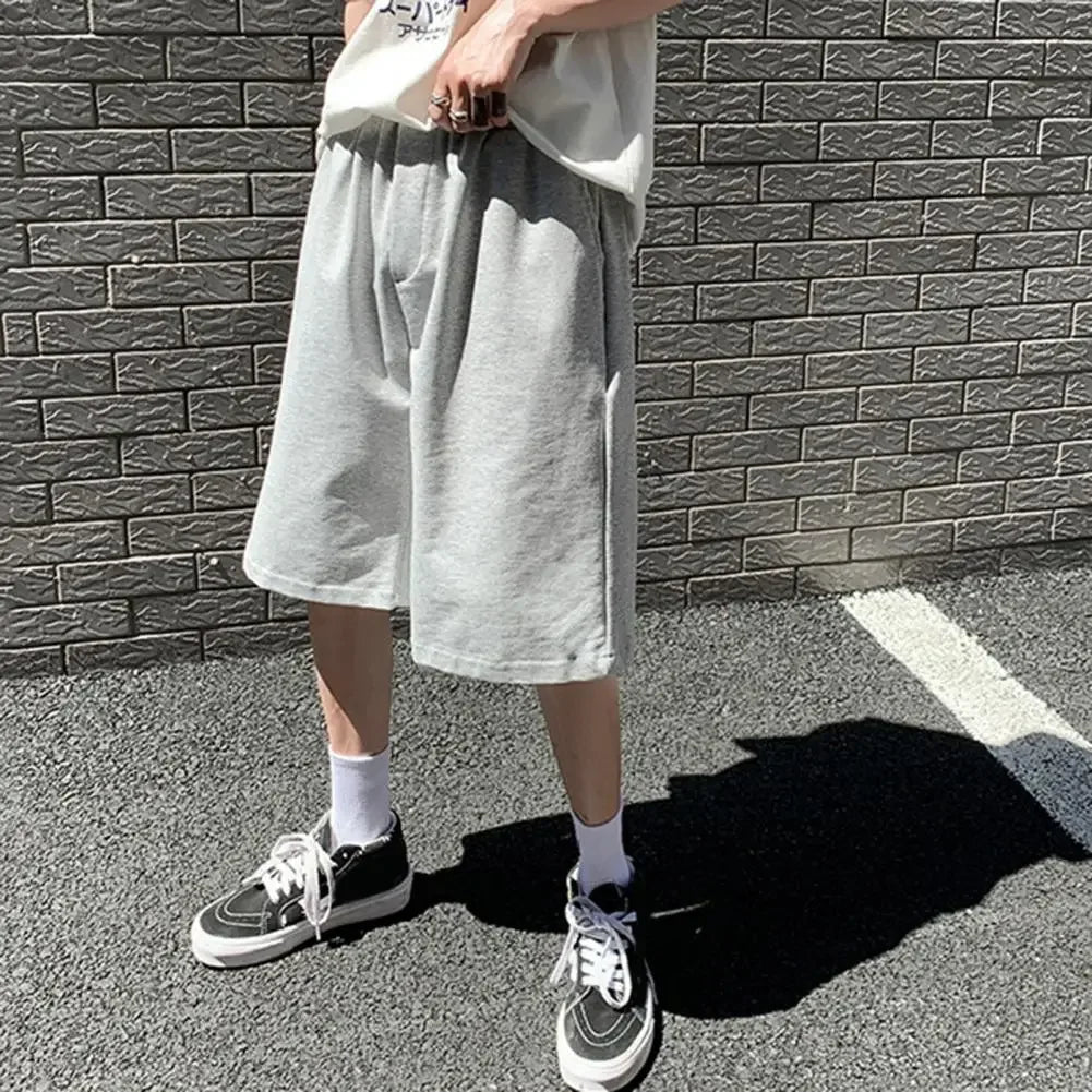Men's Casual Baggy Sweatpants Shorts | Comfortable Knee-Length Joggers