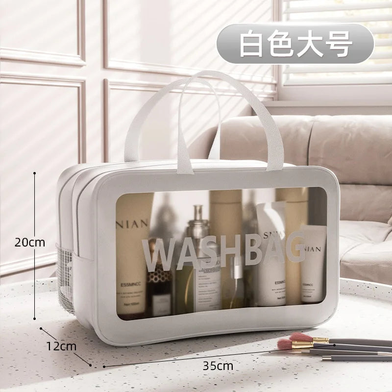 Large Waterproof Toiletry Bag | Portable Skincare Organizer