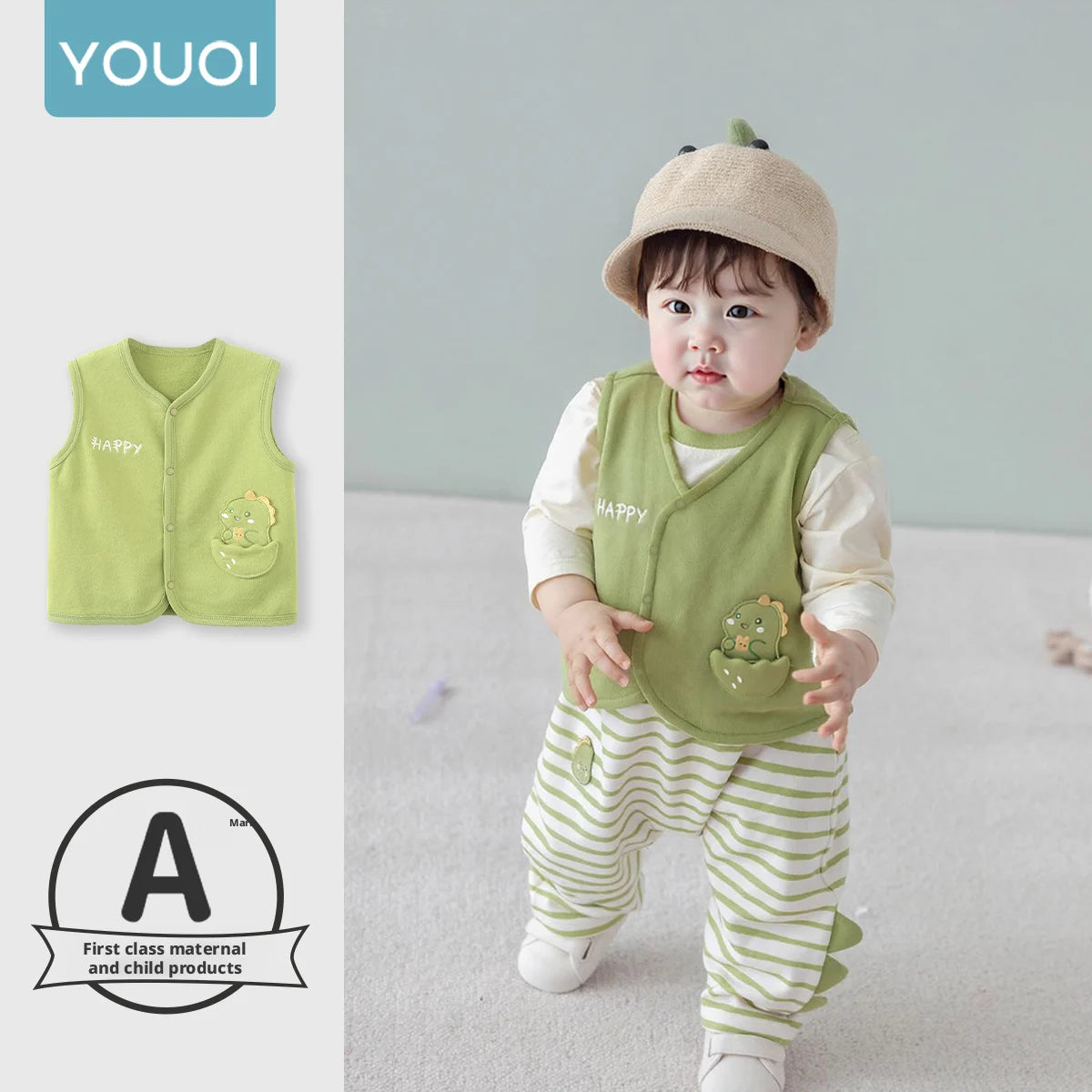 Warm Baby Vest for Boys and Girls | Cozy Autumn-Winter Layering