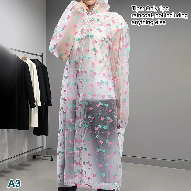 Lightweight Leopard Print Rain Poncho | Packable & Windproof