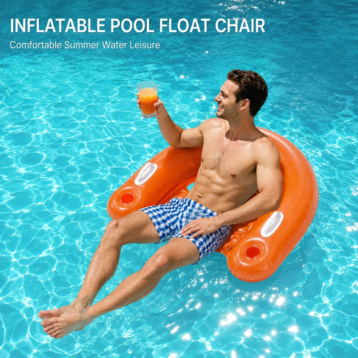 Inflatable Water Hammock Recliner | Ultimate Pool Relaxation