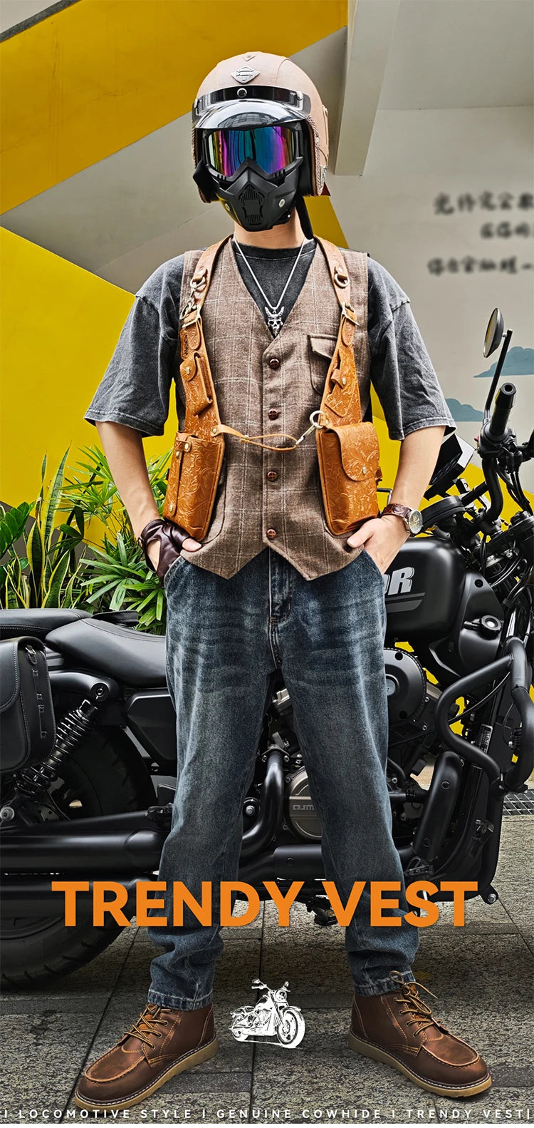 Anti-Theft Medieval Leather Holster Bag | Stylish Steampunk Design