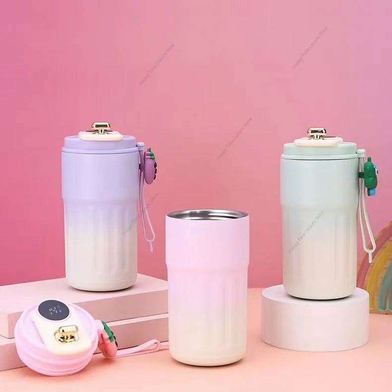 450ML Insulated Stainless Steel Water Bottle | Keeps Drinks Hot & Cold