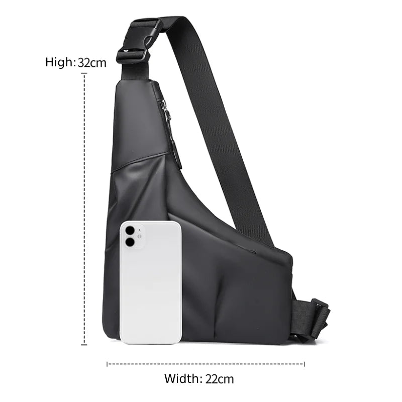Anti-Theft Triangle Cross Body Bag | Adjustable Strap for Travel