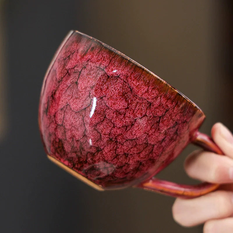 Taza de café de cerámica estilo japonés | Vajilla ecológica
