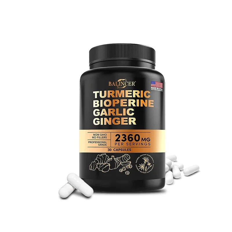 Turmeric Curcumin with Black Pepper | Vegan Joint Support Supplement