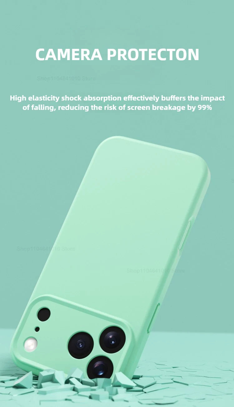 Silicone Magnetic Phone Case for iPhone | Shockproof & Sleek