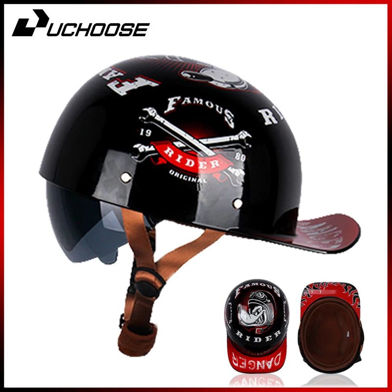 Vintage Personalized Baseball Caps & Half Helmets for All