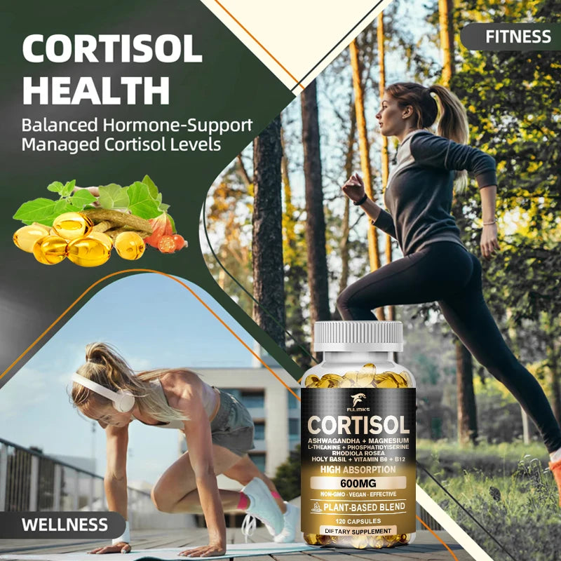 Premium Cortisol Softgel - Balance Stress & Boost Energy