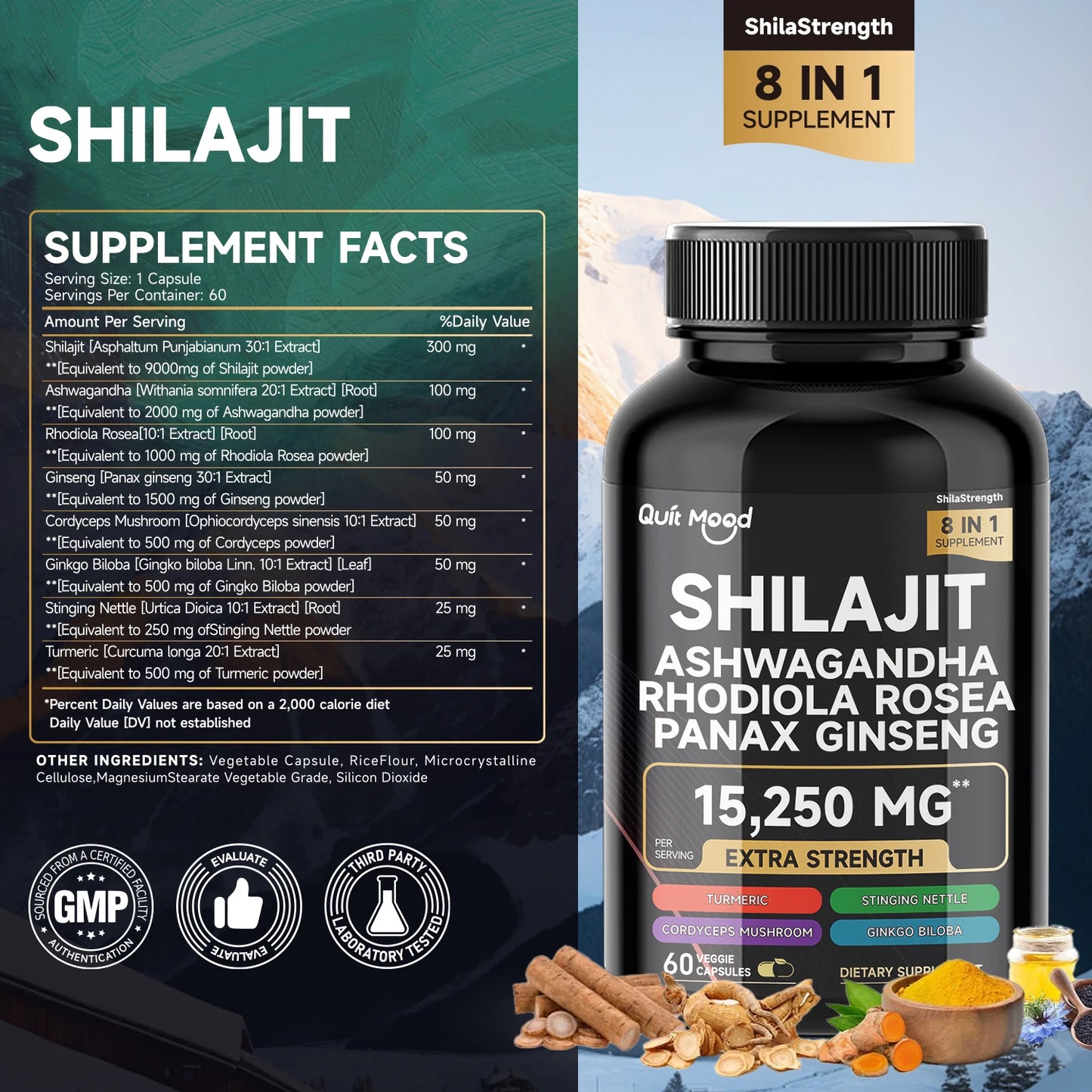 Natural Herbal Supplement Bundle | Energy, Focus & Wellness Support