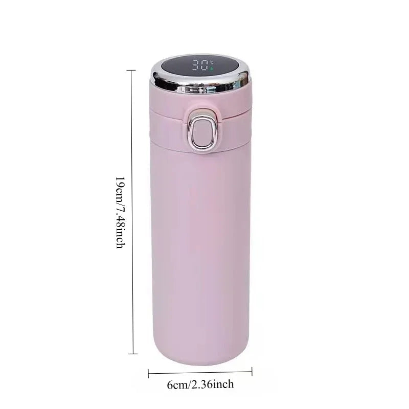 Smart Stainless Steel Thermos with LED Temperature Display