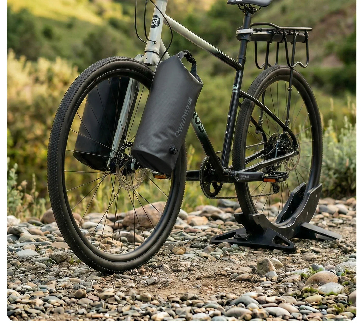 Heavy Duty Waterproof Compression Bike Bag | Quick Release Fork Pack