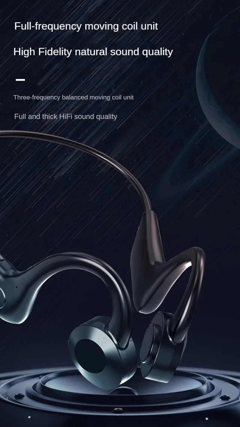 Bone Conduction Swimming Headphones | Waterproof & Wireless Sound