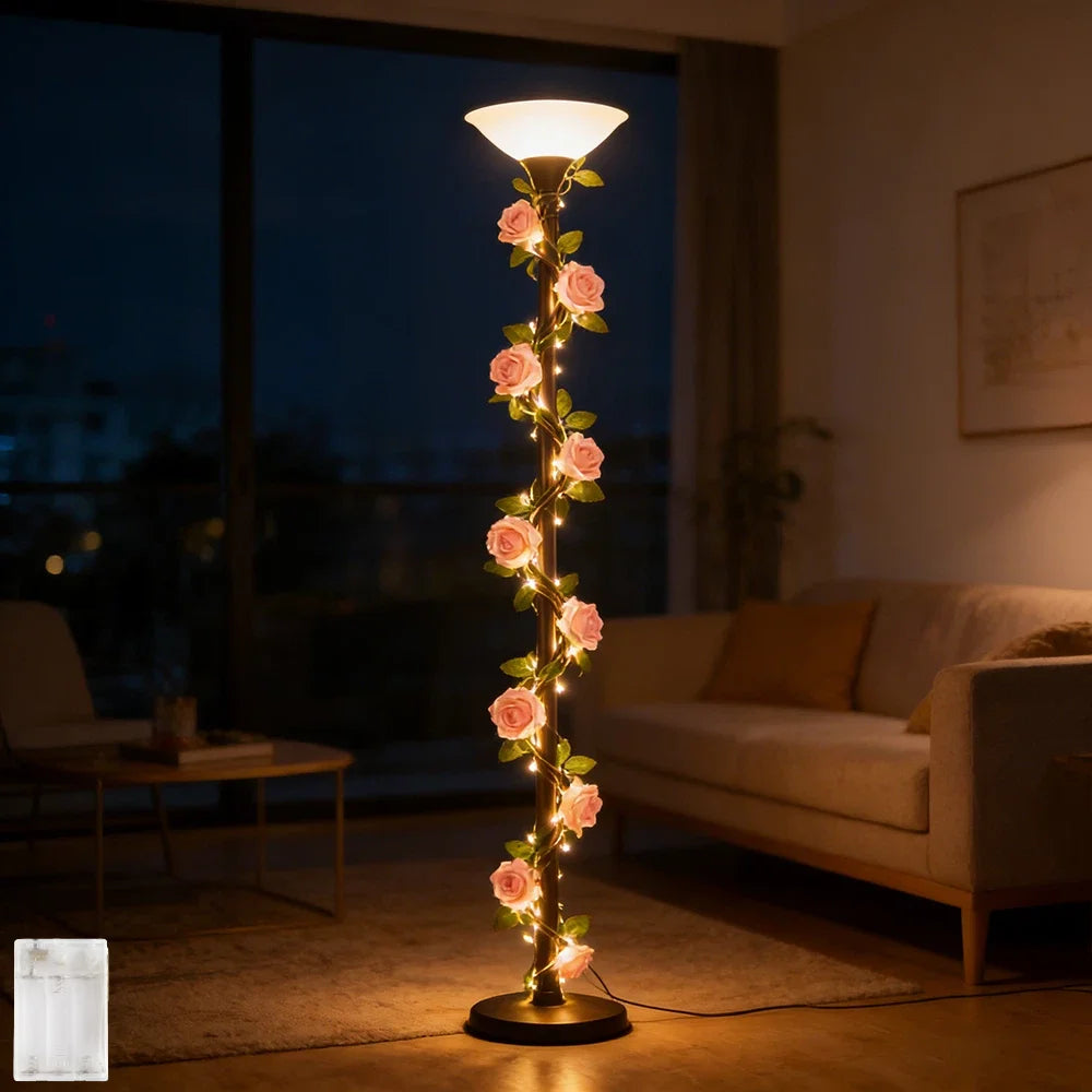 Artificial Rose Vine LED String Light | Perfect for Celebrations