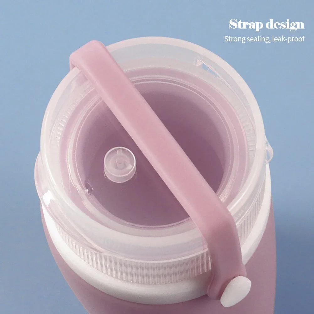 Silicone Travel Bottle Set | Leakproof Refillable Cosmetic Containers