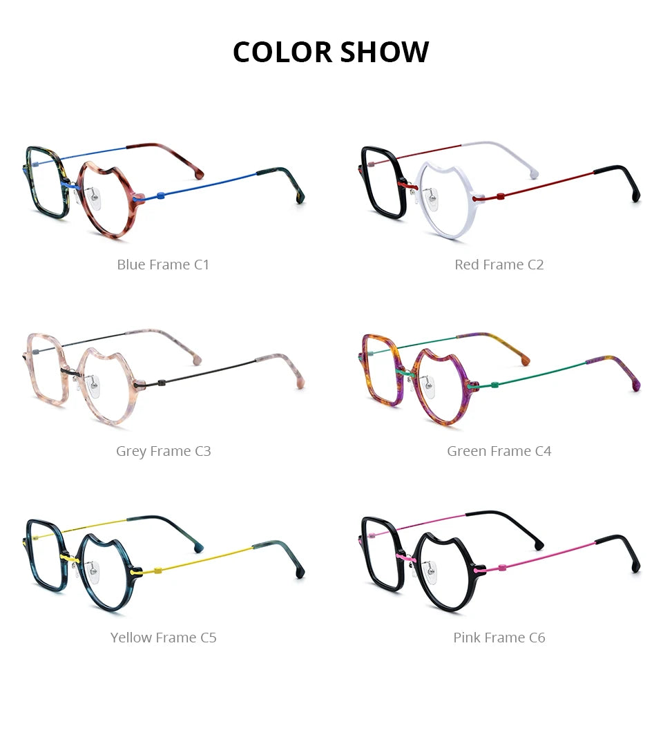 Monturas de gafas unisex cuadradas retro de titanio | Elegantes y duraderas