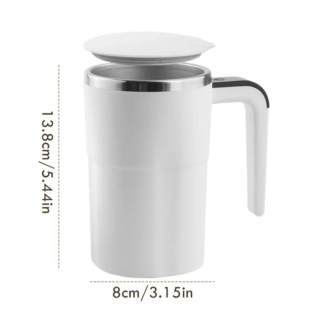 Stainless Steel Rechargeable Electric Stirring Cup | Portable Mixing Mug