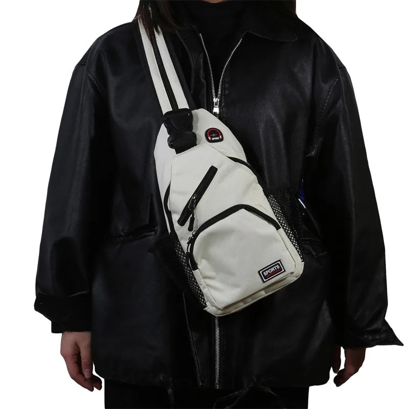 Adjustable Women's Chest Bag | Versatile Small Sports Backpack