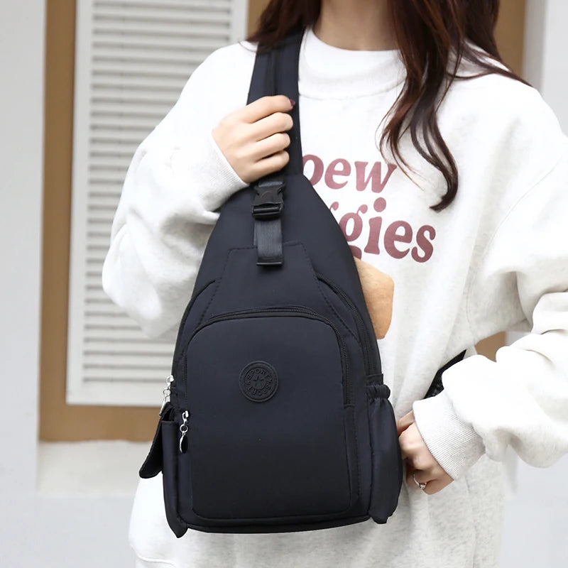 Women's Large Capacity Nylon Crossbody Bag | Versatile Sling & Backpack