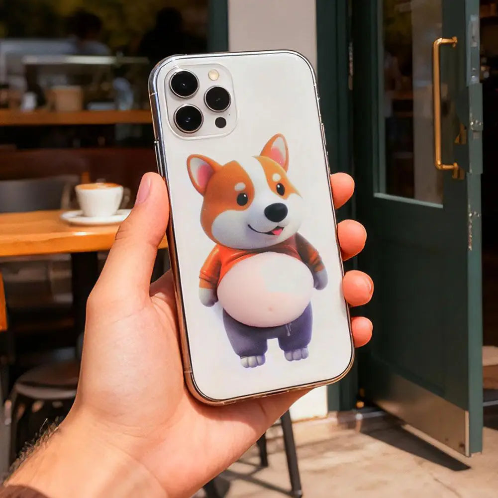 Cute Puppy 3D Puffy Stickers | Squeezeable Soft Dog Decor