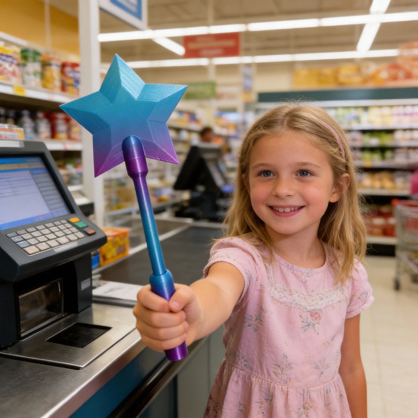 3D Printed Wand Tap To Pay Card Holder | Fun Payment Accessory
