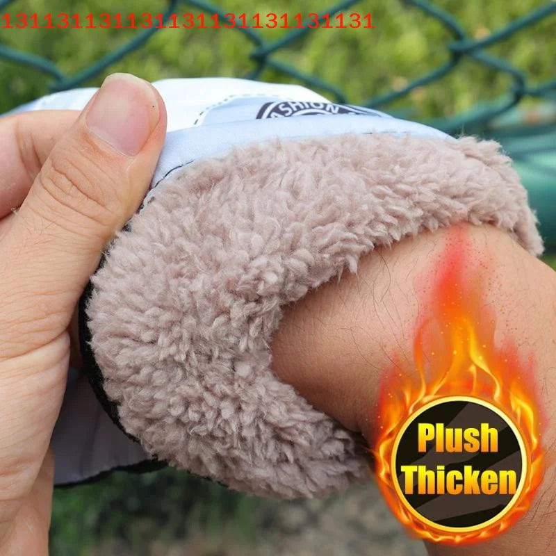 Guantes de esquí de invierno con pantalla táctil | Manoplas térmicas impermeables