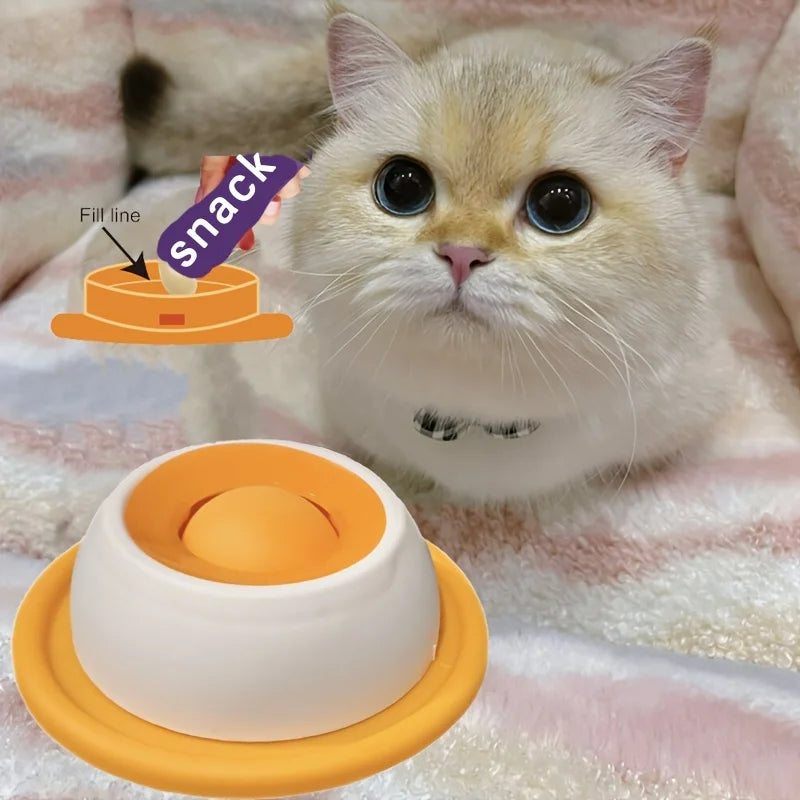 Pet Lick Mat for Dogs & Cats | Interactive Slow Feeder Snack Bowl