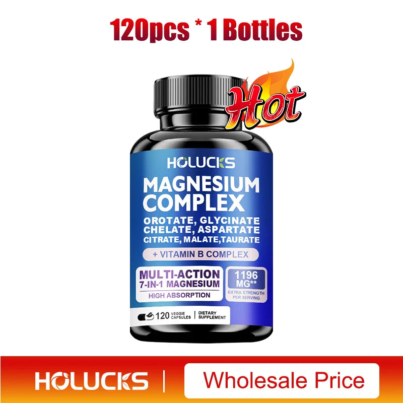 Magnesium Complex Supplements for Brain Health & Relaxation