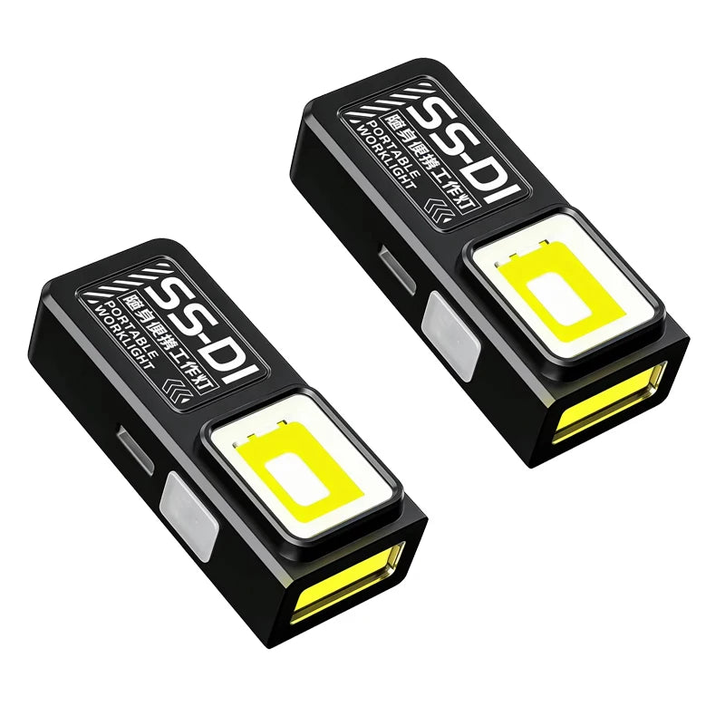 Mini linterna LED COB | Luz recargable USB C resistente al agua