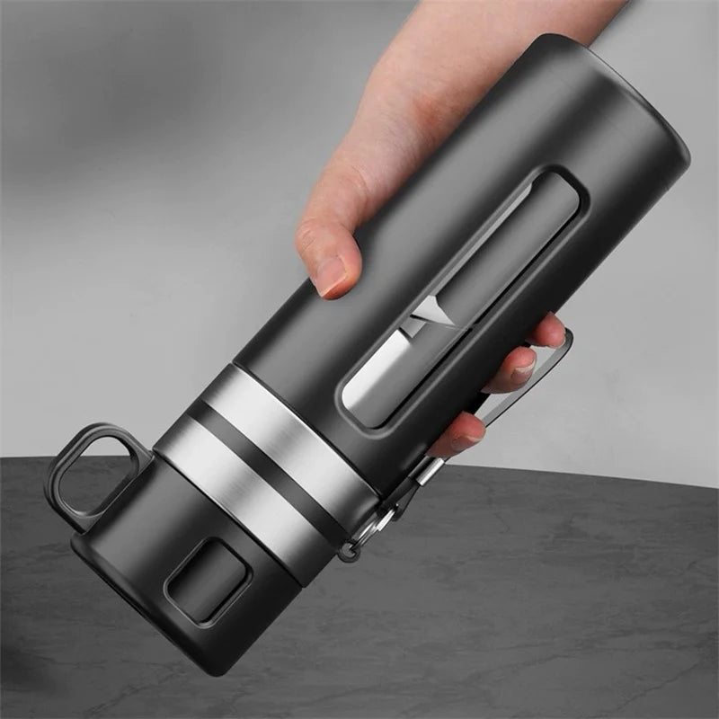520ML Glass Tea Water Bottle with Tea Infuser | Travel Tumbler