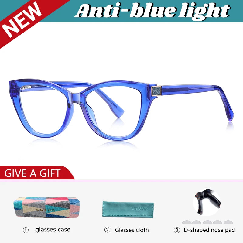 Stylish Cat's Eye Women's Anti-Blue Light Reading Glasses
