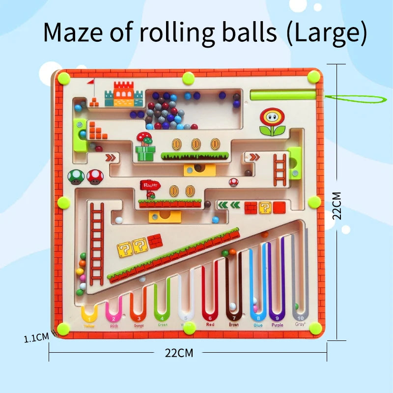 Children's Magnetic Maze Walking Ball | Fun Early Learning Game