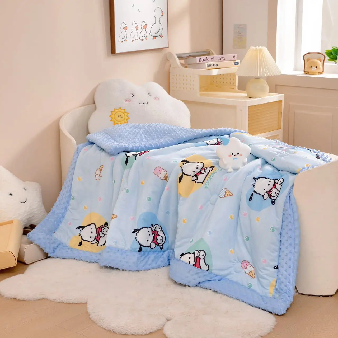 Cartoon Summer Quilt for Kids | Cooling Sensation Blanket