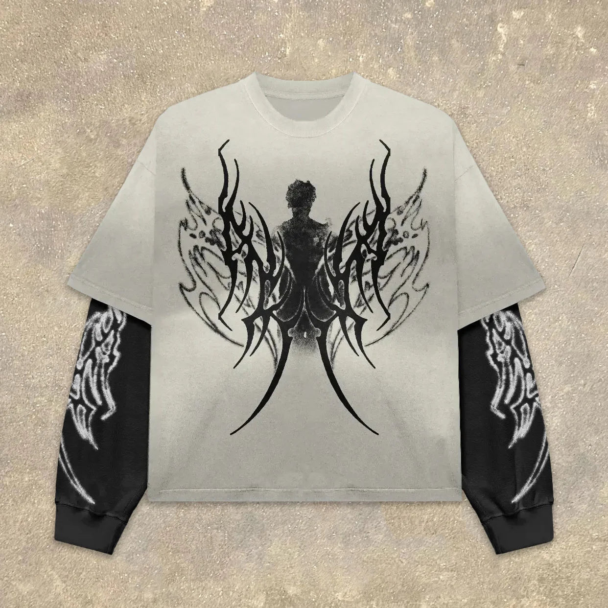 Men's Vintage Gothic Pullover Sweatshirt | Stylish & Cozy