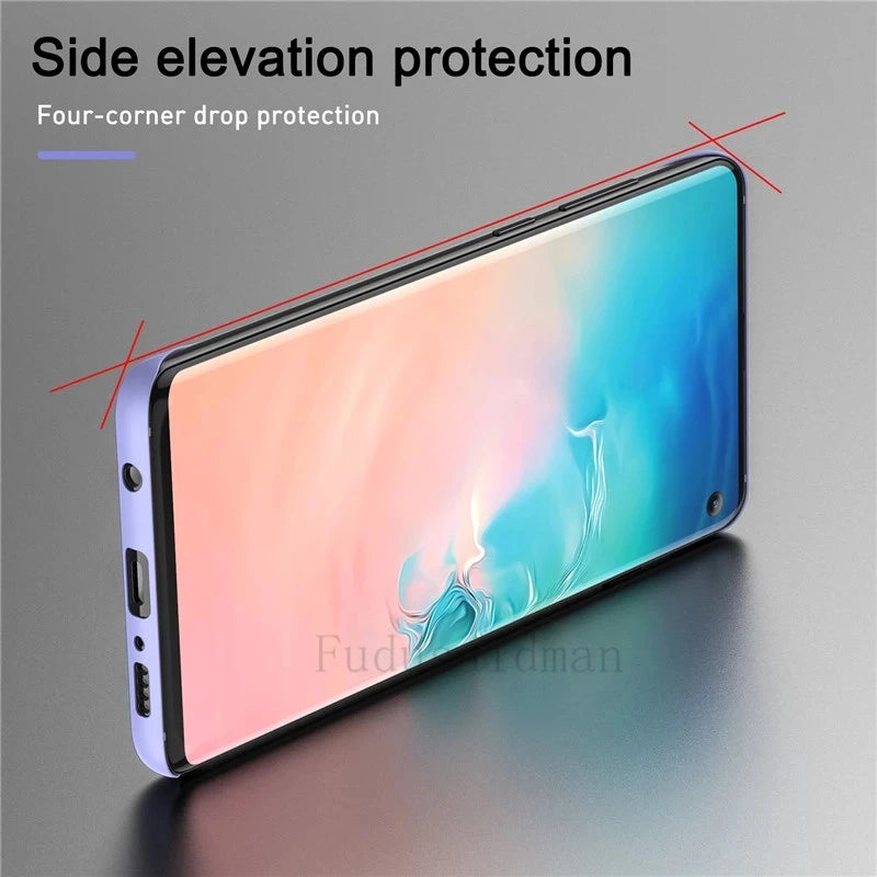Slim Frameless Phone Case For Samsung S26 S25 Edge S24 S23 FE S22 Plus NOTE 20 Ultra Magsafe Magnetic Matte Cover