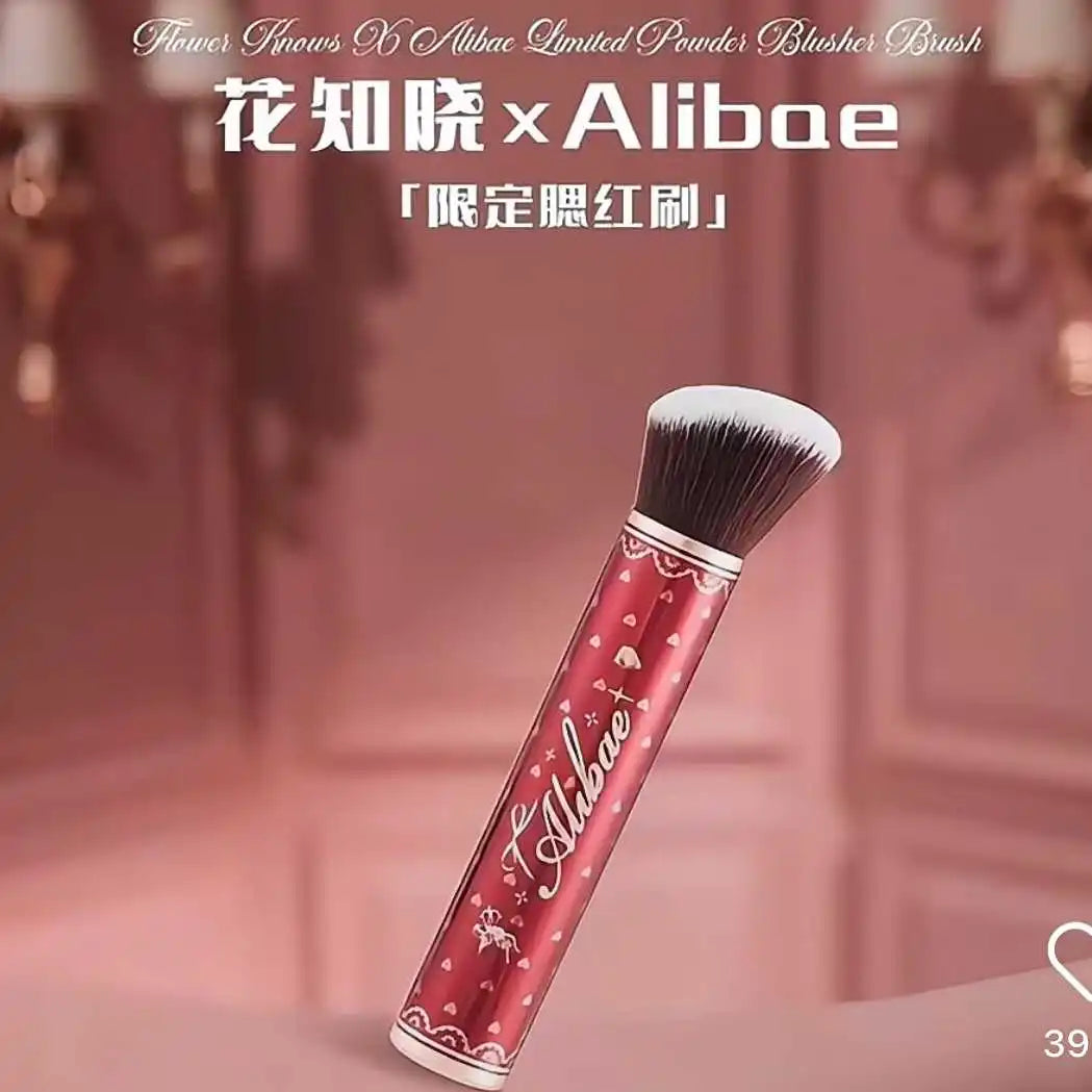 Soft Goat Hair Blush Stippling Brush | Even Powder Application Tool