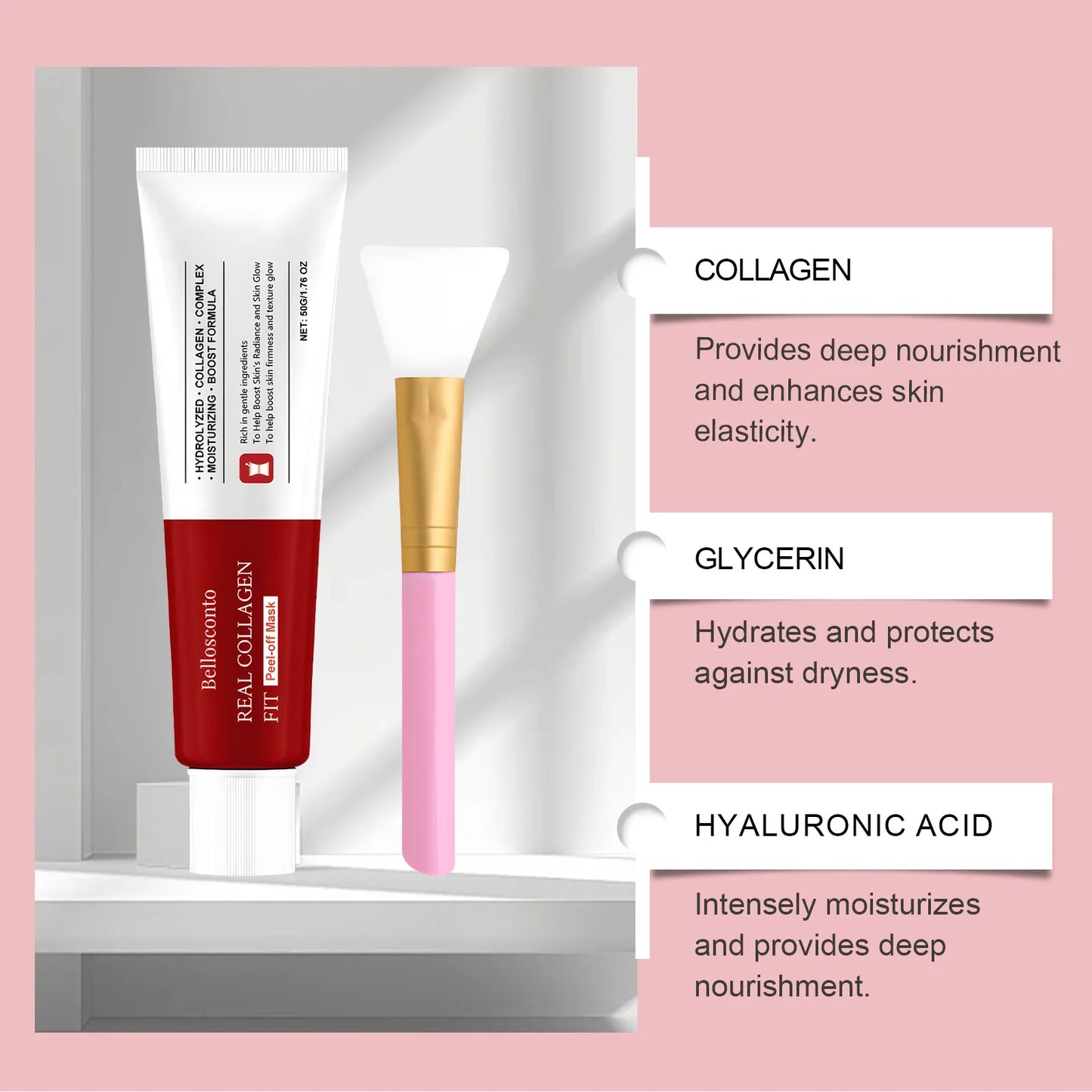 Hydrating Collagen Peel-Off Mask for Nourished, Translucent Skin
