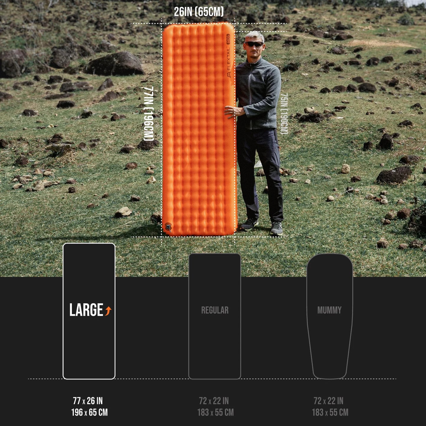 Ultralight Insulated Camping Mattress | All-Season Comfort