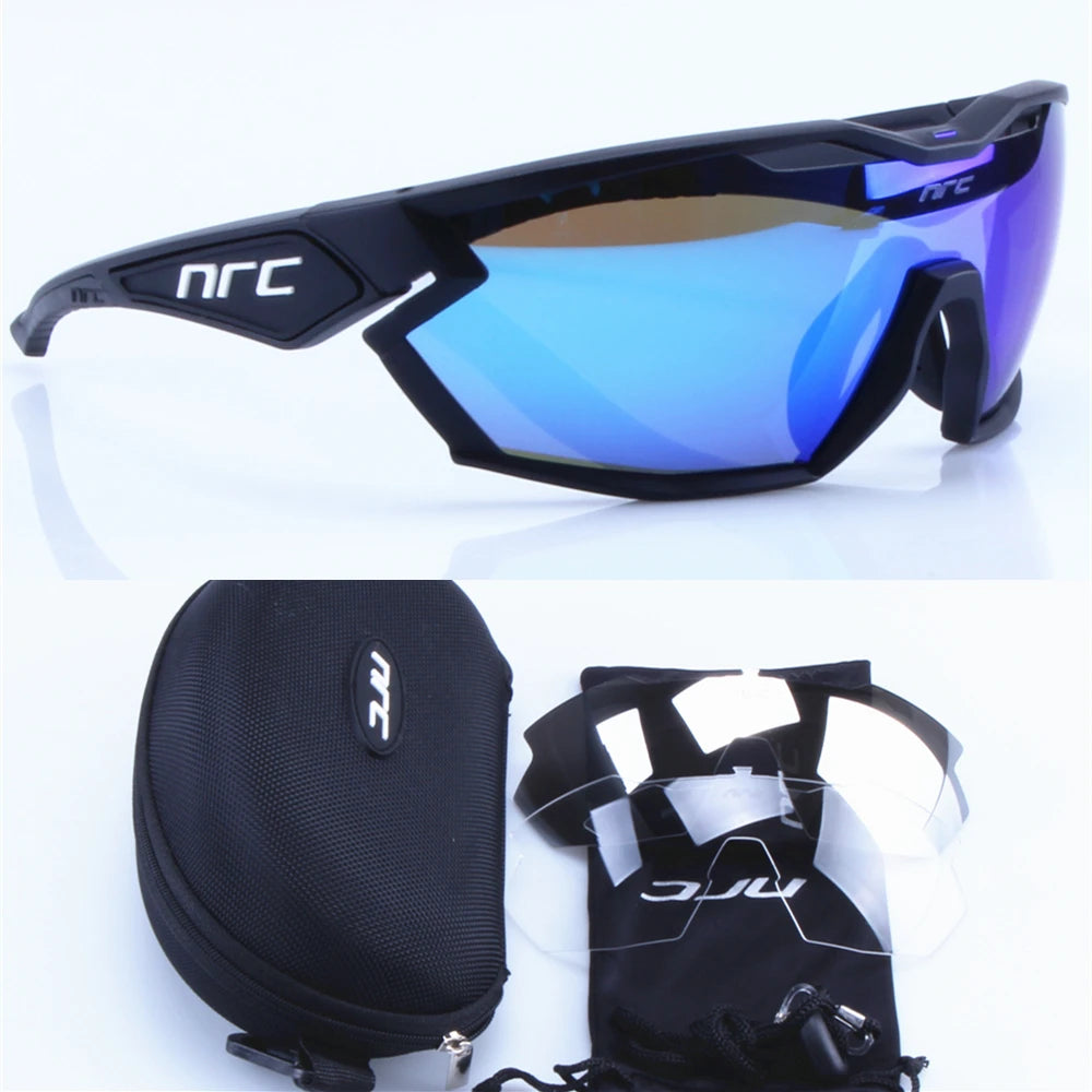 Unisex 3 Lens Cycling Glasses | Versatile Sport Sunglasses